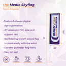 Custom Printed Sky Flag - 21'