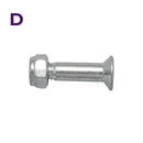 Cl / AOL Part D. | Connecteur d'extrémité de barre de fermeture en acier