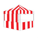 8x8 Carnival Canopy Kit - Red & White Striped