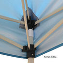 10x10 Slant Leg Pop Up Canopy Tent with One Sun Wall