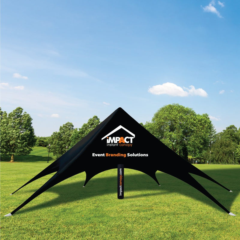 Custom Printed Impact Air Star Inflatable Pole Spider Canopy