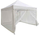 10x10 ALUMIX Pop up Canopy Tent Market Canopy with Sidewalls and Screen Walls
