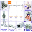 10x10 ALUMIX Pop up Canopy Tent Market Canopy with Weight Bags