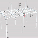 OOL Frame Replacement Part 3 Way Outer Leg Slider Bracket for 10x20 Frame - Costco Exclusive