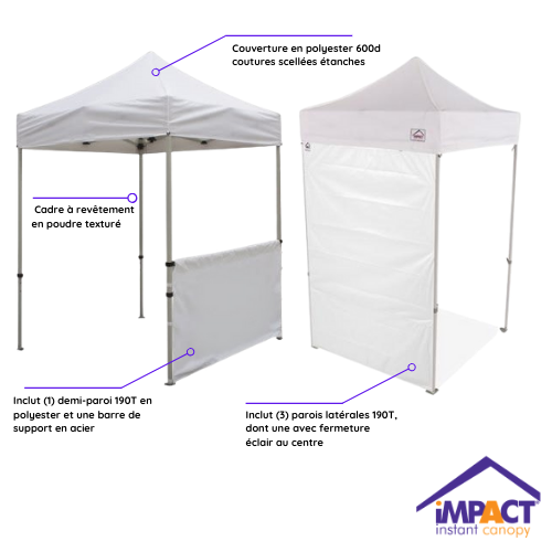 5x5 Pop up Canopy Registration and Information Booth