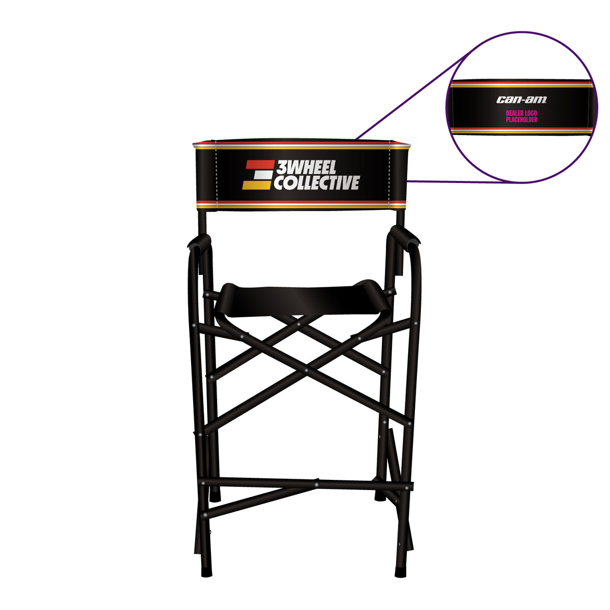 CAN-AM 3Wheel Collection-Branded-Directors-Chair