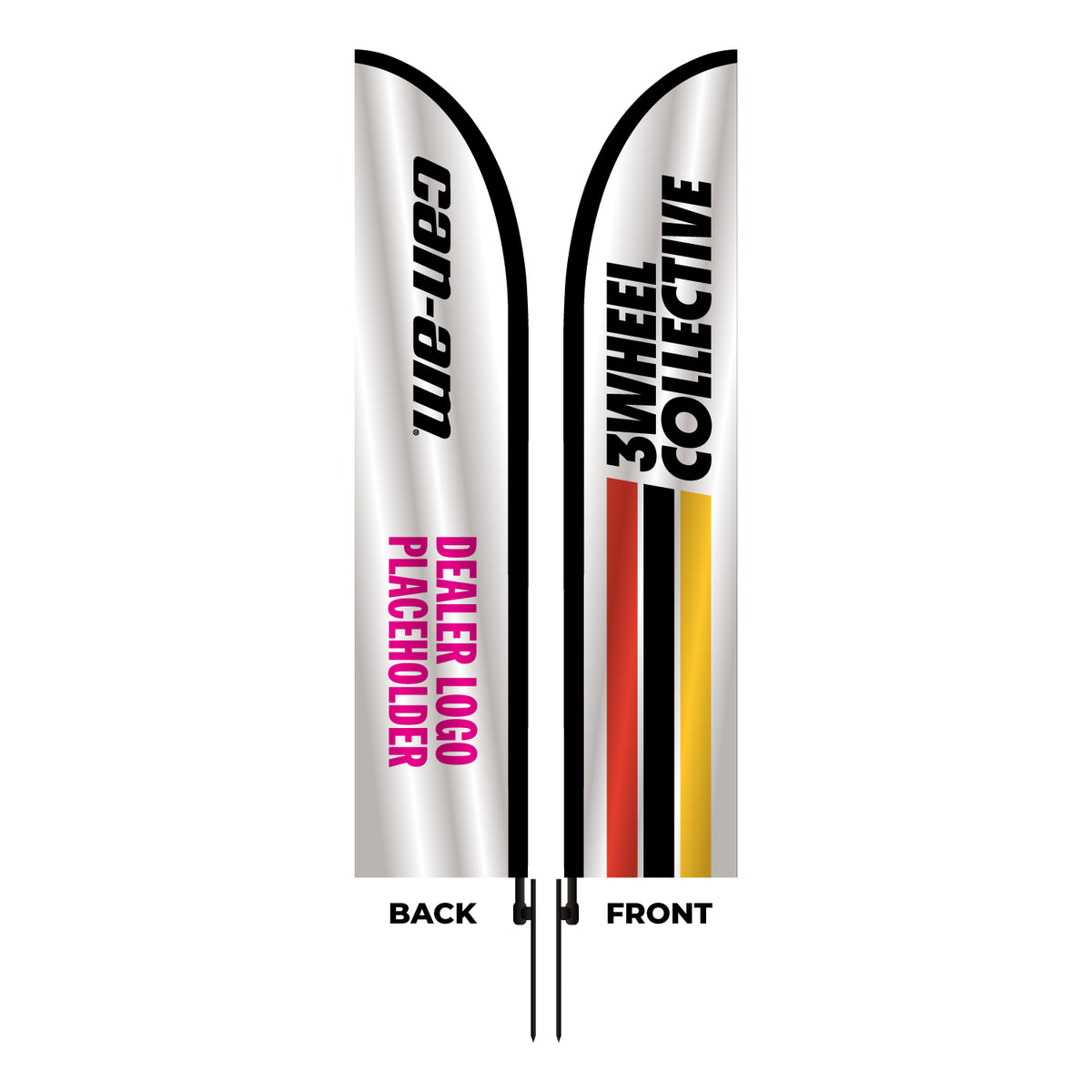 CAN-AM 3Wheel Collection Branded Wing Flag