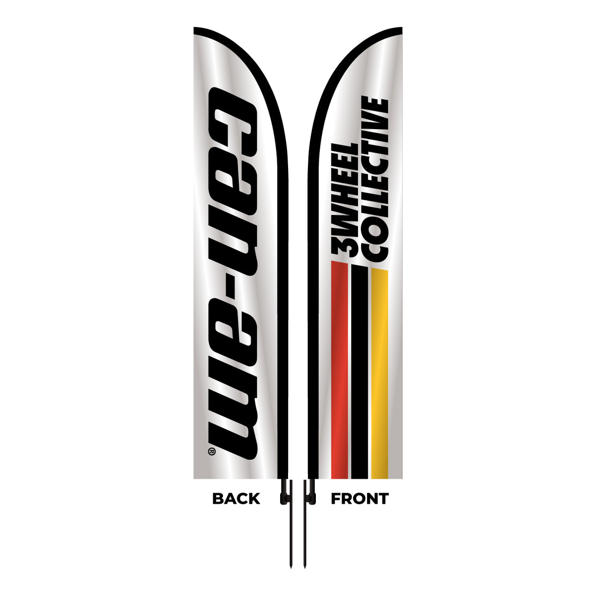 CAN-AM 3Wheel Collection Branded Wing Flag