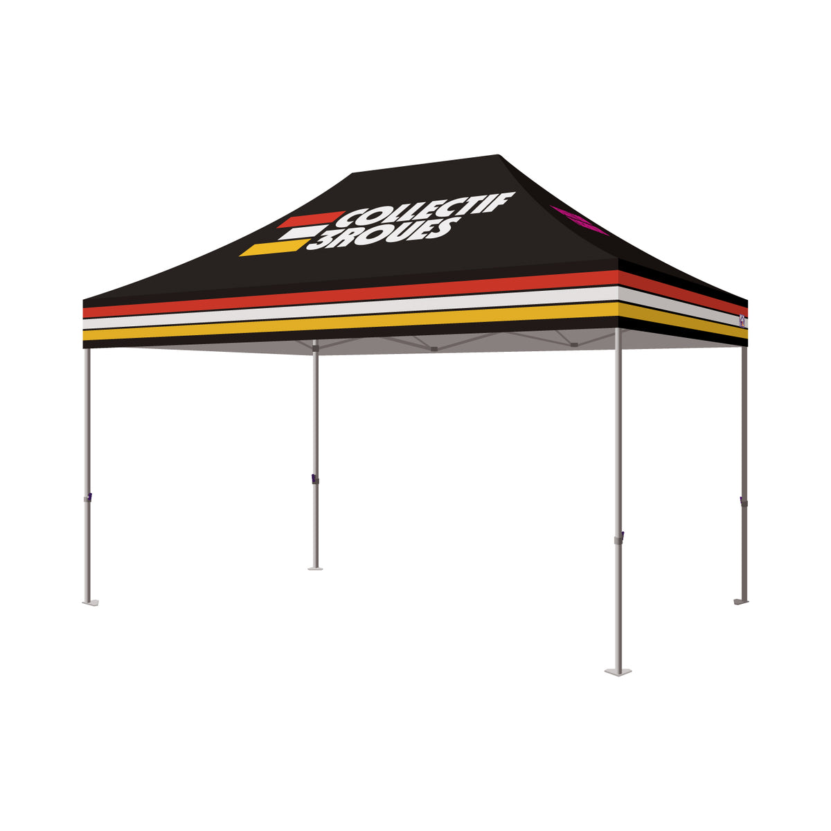 Chapiteau 10x15 CAN-AM Collectif 3Roues – Ensemble personnalisé
