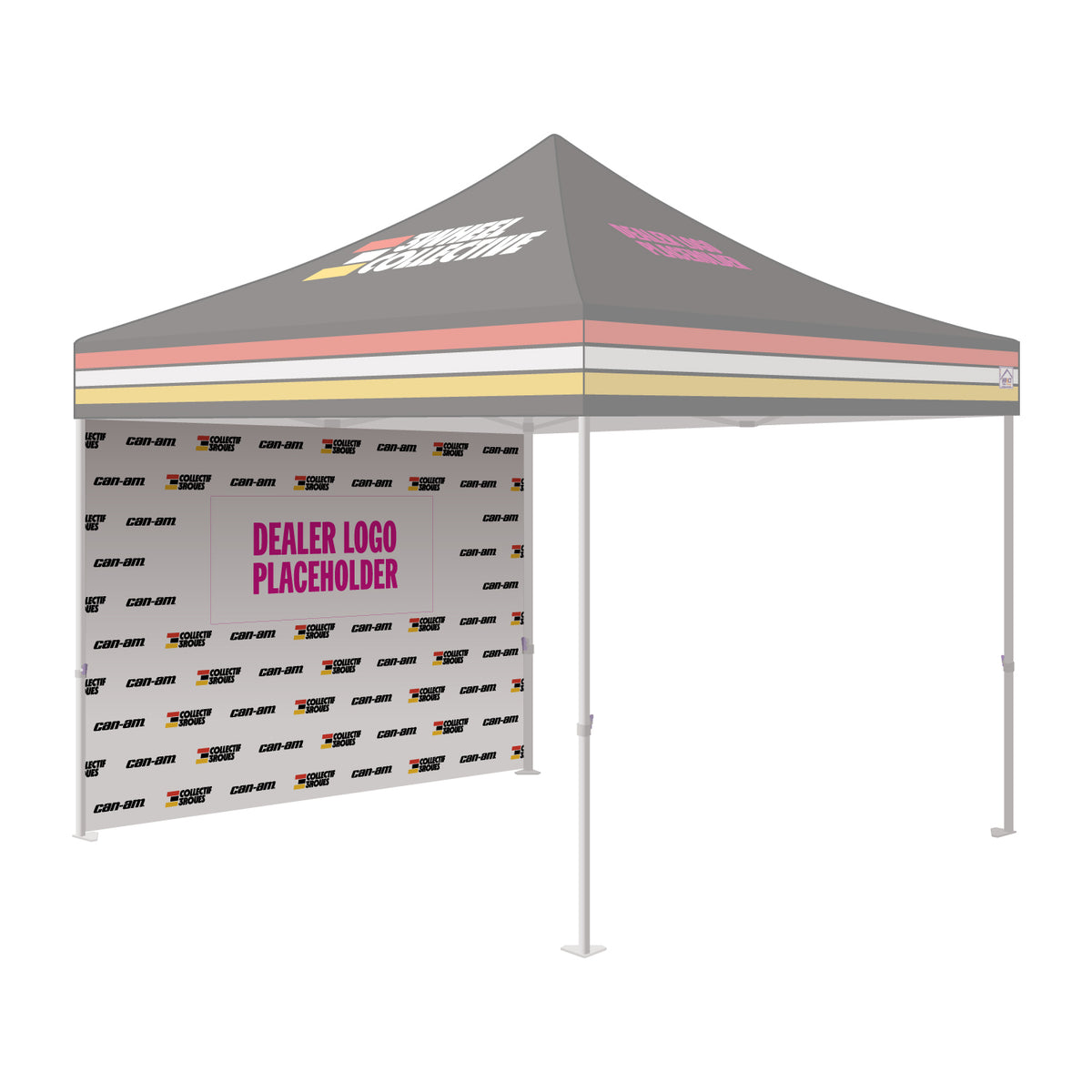 Mur latéral CAN-AM Collectif 3Roues – Personnalisé