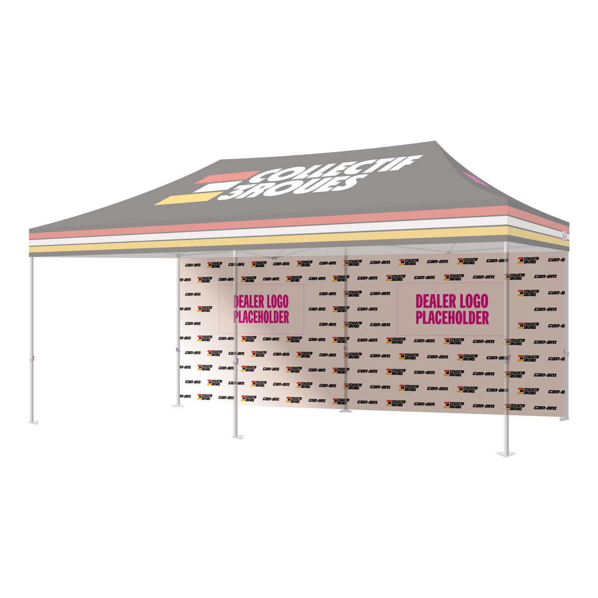 Mur latéral CAN-AM Collectif 3Roues – Personnalisé