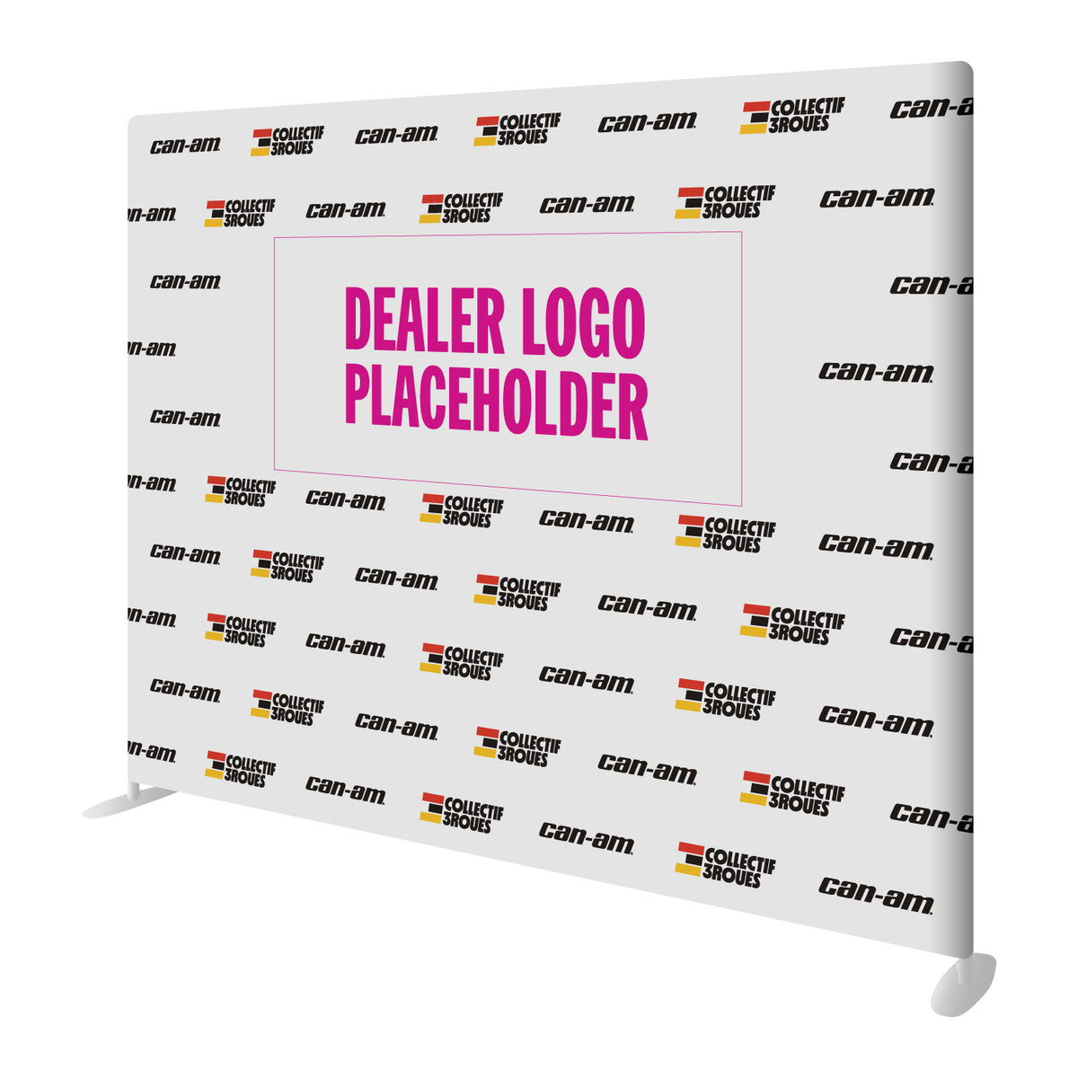 Mur promotionnel CAN-AM Collectif 3Roues – Personnalisé