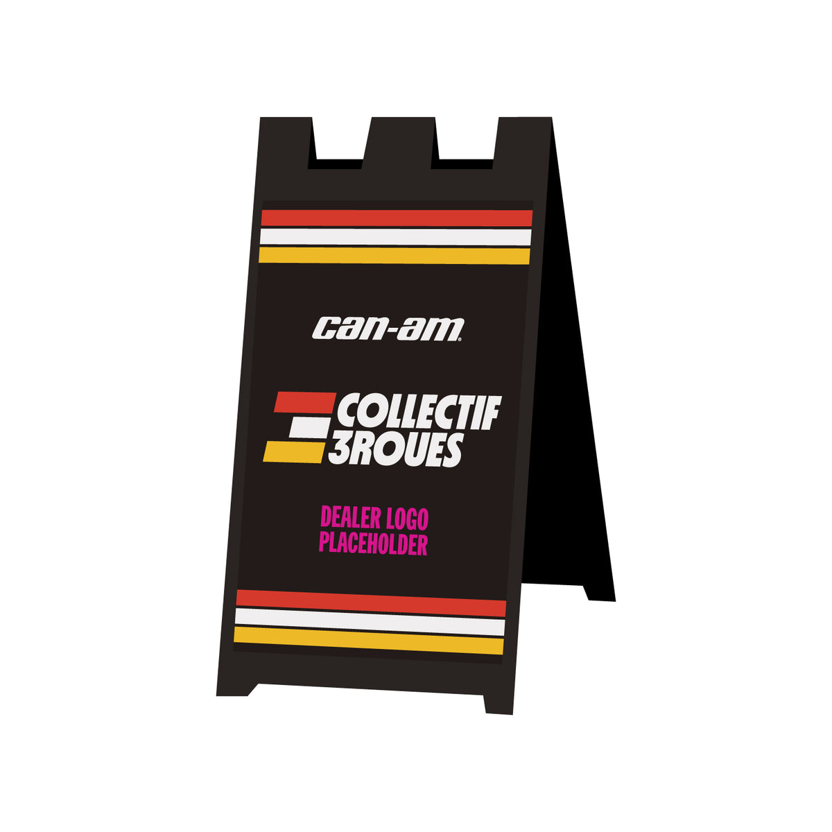 Chevalet CAN-AM Collectif 3Roues – Personnalisé