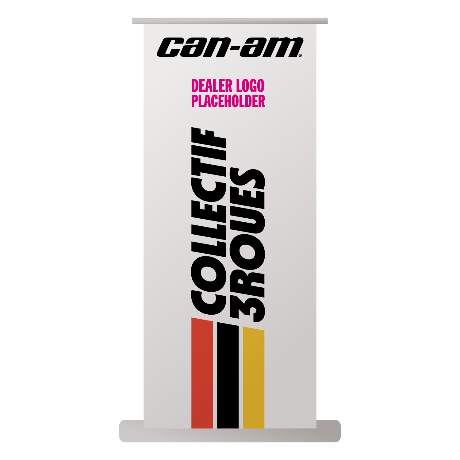 Bannière déroulante CAN-AM Collectif 3Roues – Personnalisée