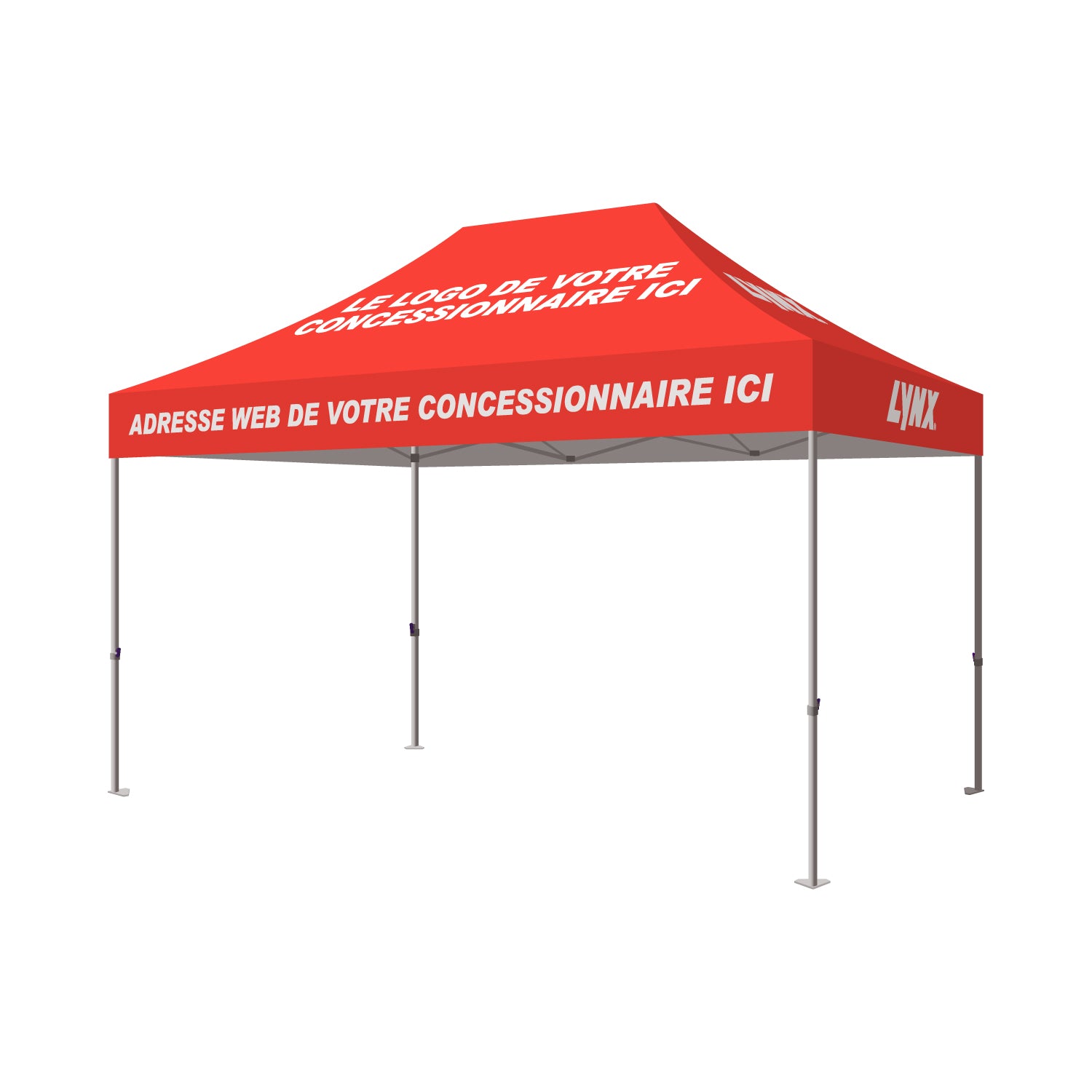 Chapiteau 10x15 BRP – Ensemble personnalisé
