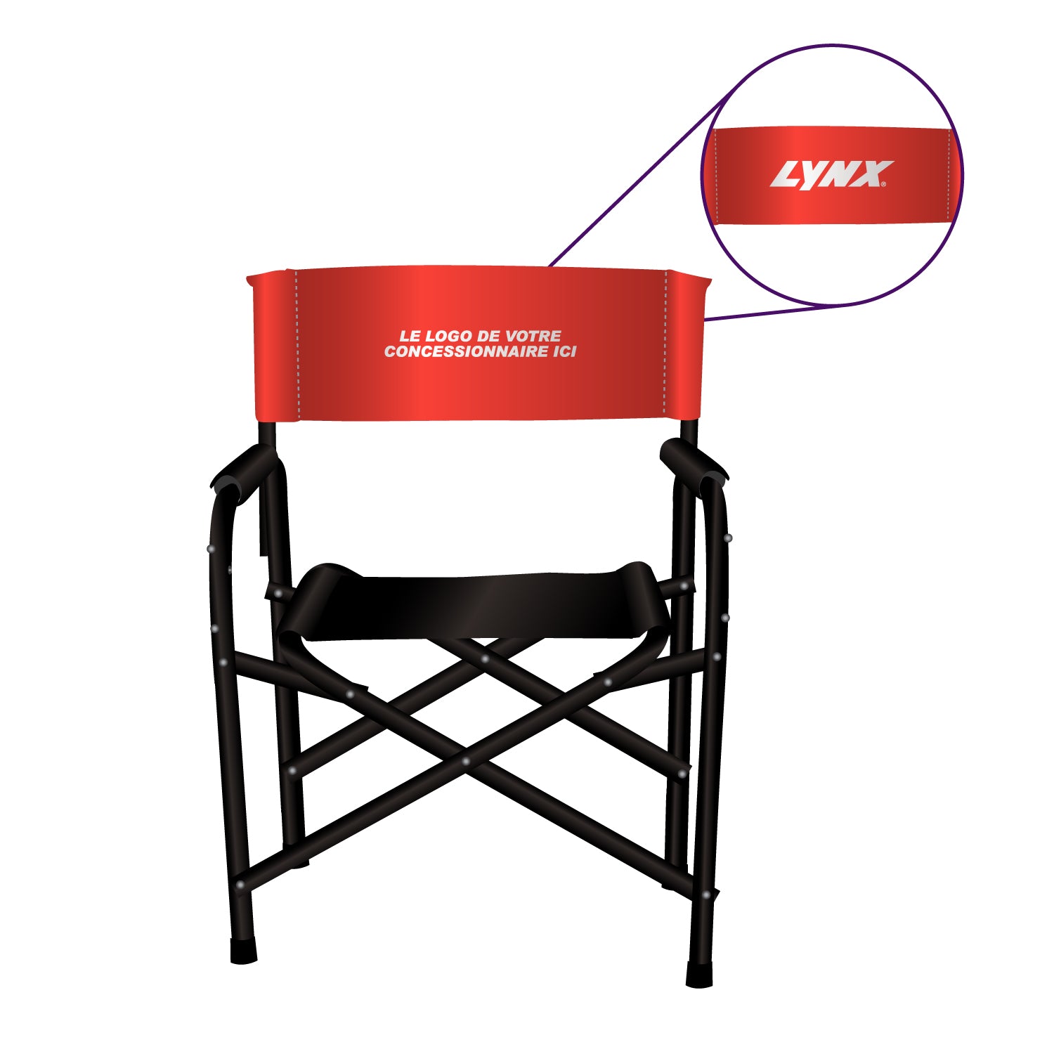 Chaise de réaliseur brp - personnalisee