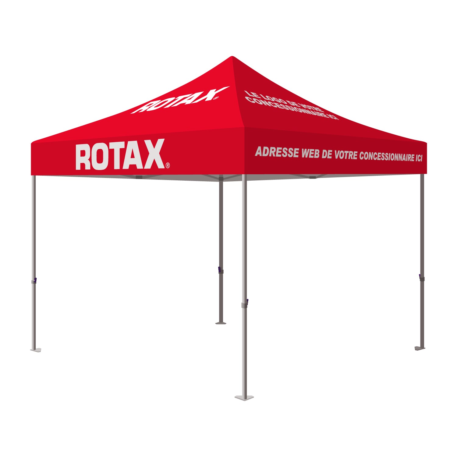 Chapiteau 10x10 BRP – Ensemble personnalisé