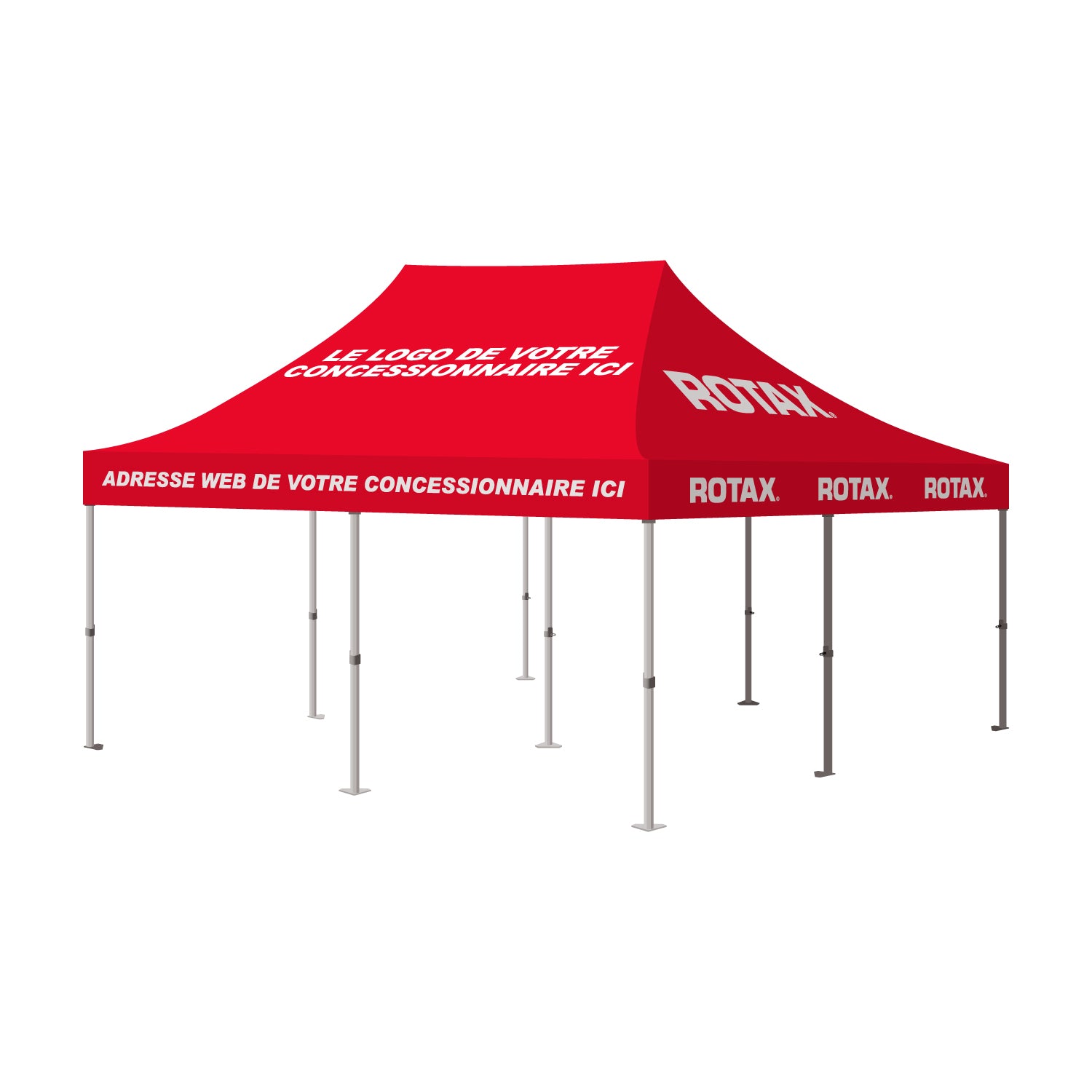 Chapiteau 20x20 BRP – Ensemble personnalisé