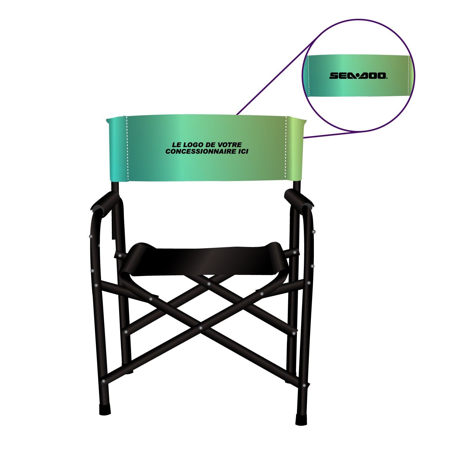 Chaise de réaliseur brp - personnalisee