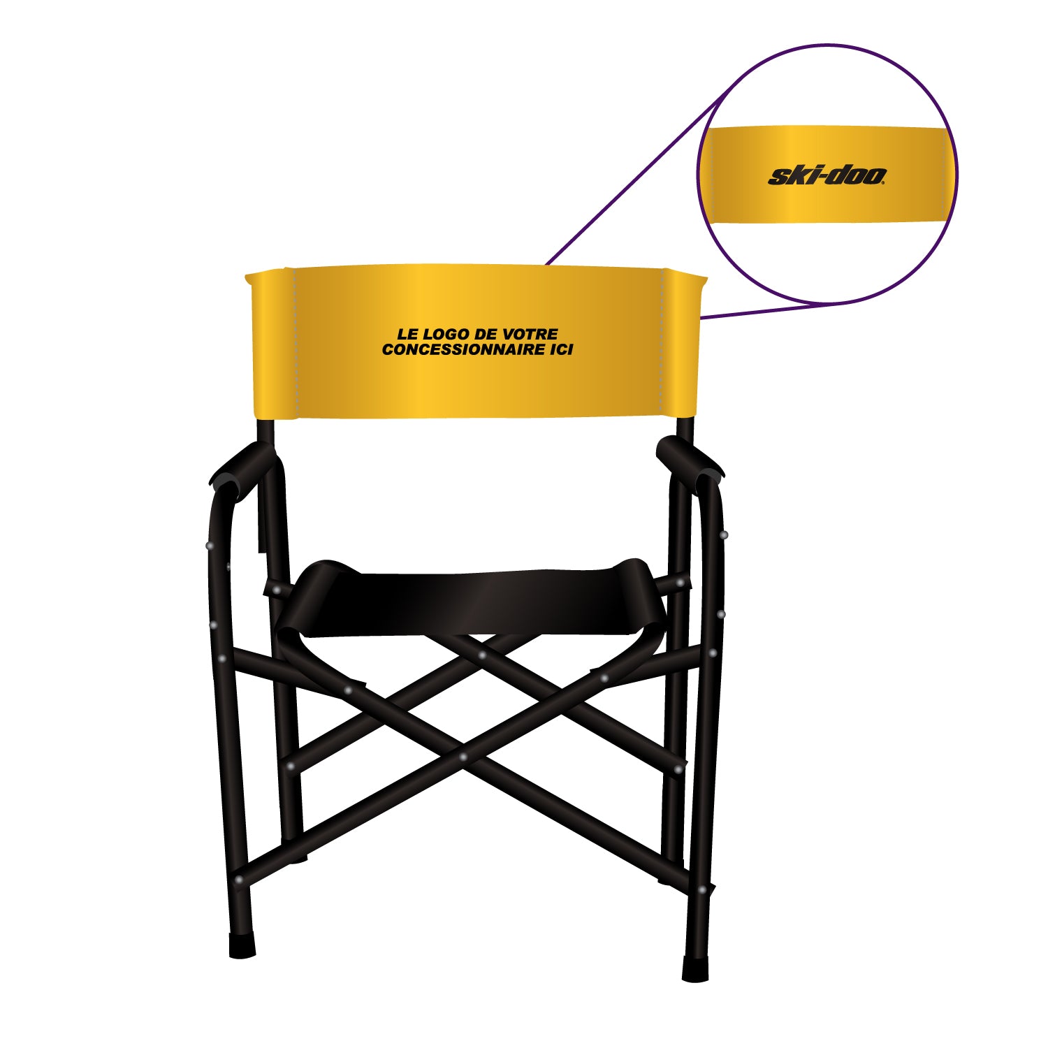 Chaise de réaliseur brp - personnalisee