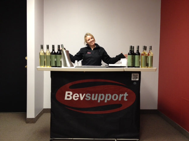 Custom Printed Portable Event Bar Set - Pop-Up Mobile Bar with Umbrella, Built-In Cooler & Stools