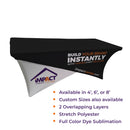 Couverture de table de croix étirée sur mesure