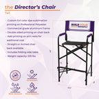 Chaise du directeur imprimé personnalisé
