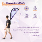 Drapeau Skywalker imprimé personnalisé