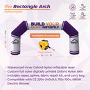 Custom Printed Impact Air Rectangular Inflatable Arch