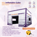 Abri de cube gonflable personnalisé