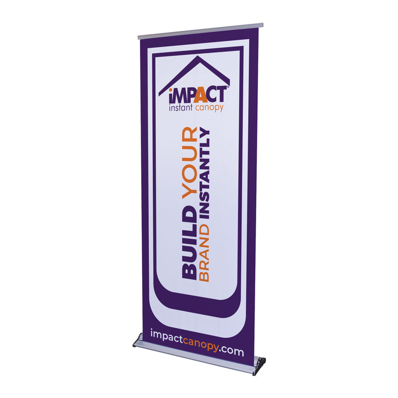 Banner de rollage rétractable personnalisé personnalisé 33 "x79" - sac de transport inclus