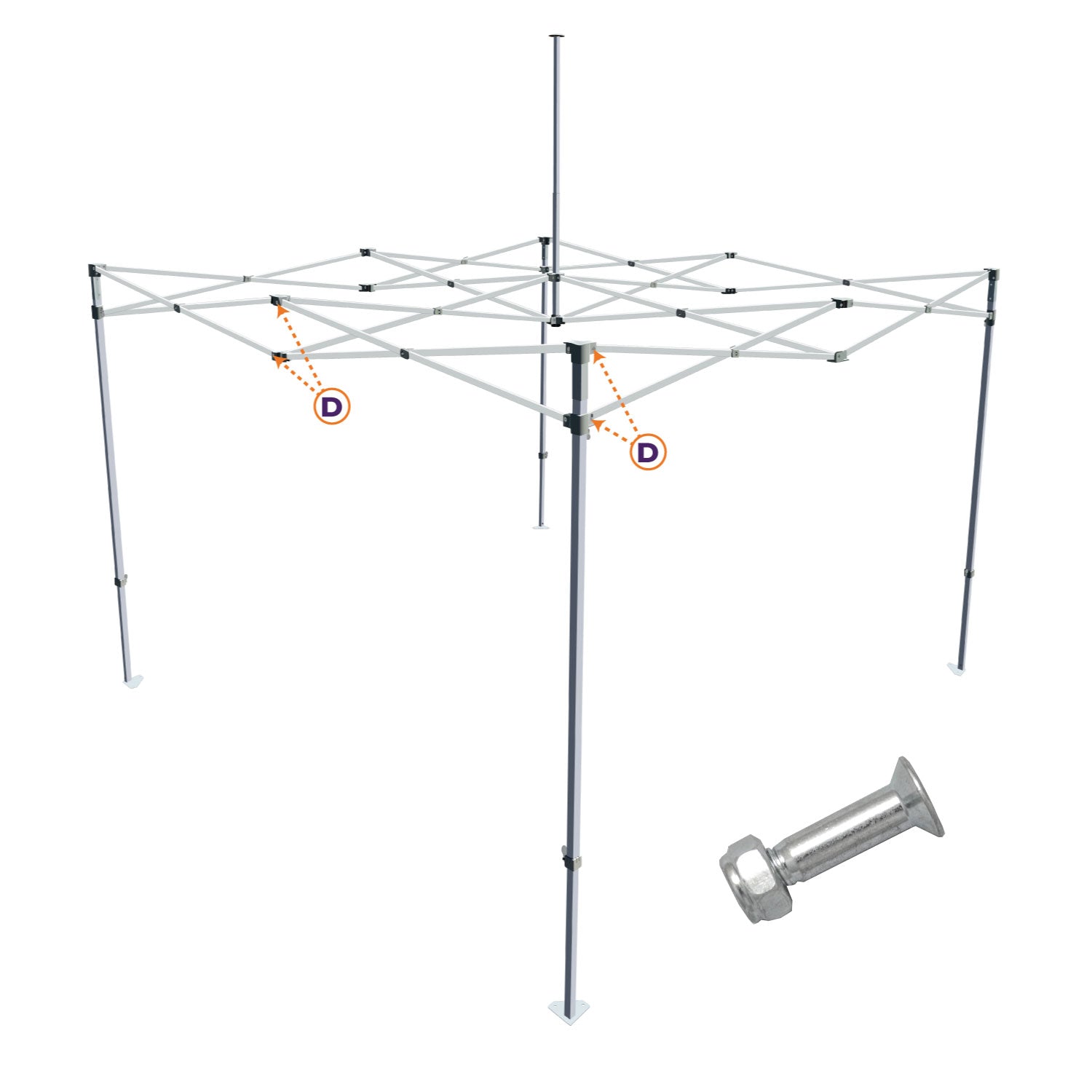 CL / AOL Part D. | Steel Truss Bar End Connector