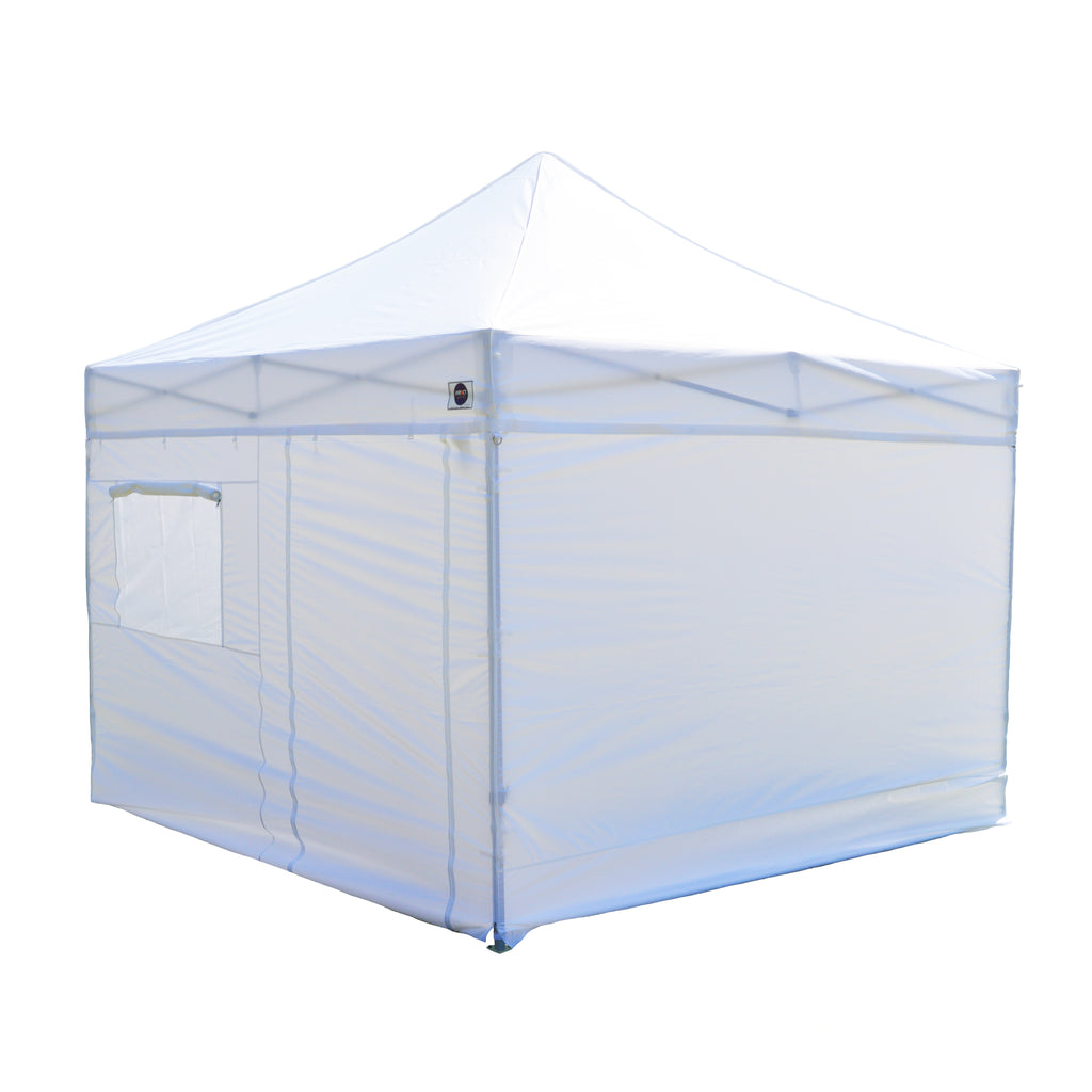 10x10 Pop up Canopy Tent Outdoor Market Canopy with Sidewalls / Weight Bags