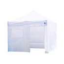 10x10 Pop up Canopy Tent Outdoor Market Canopy with Sidewalls / Weight Bags