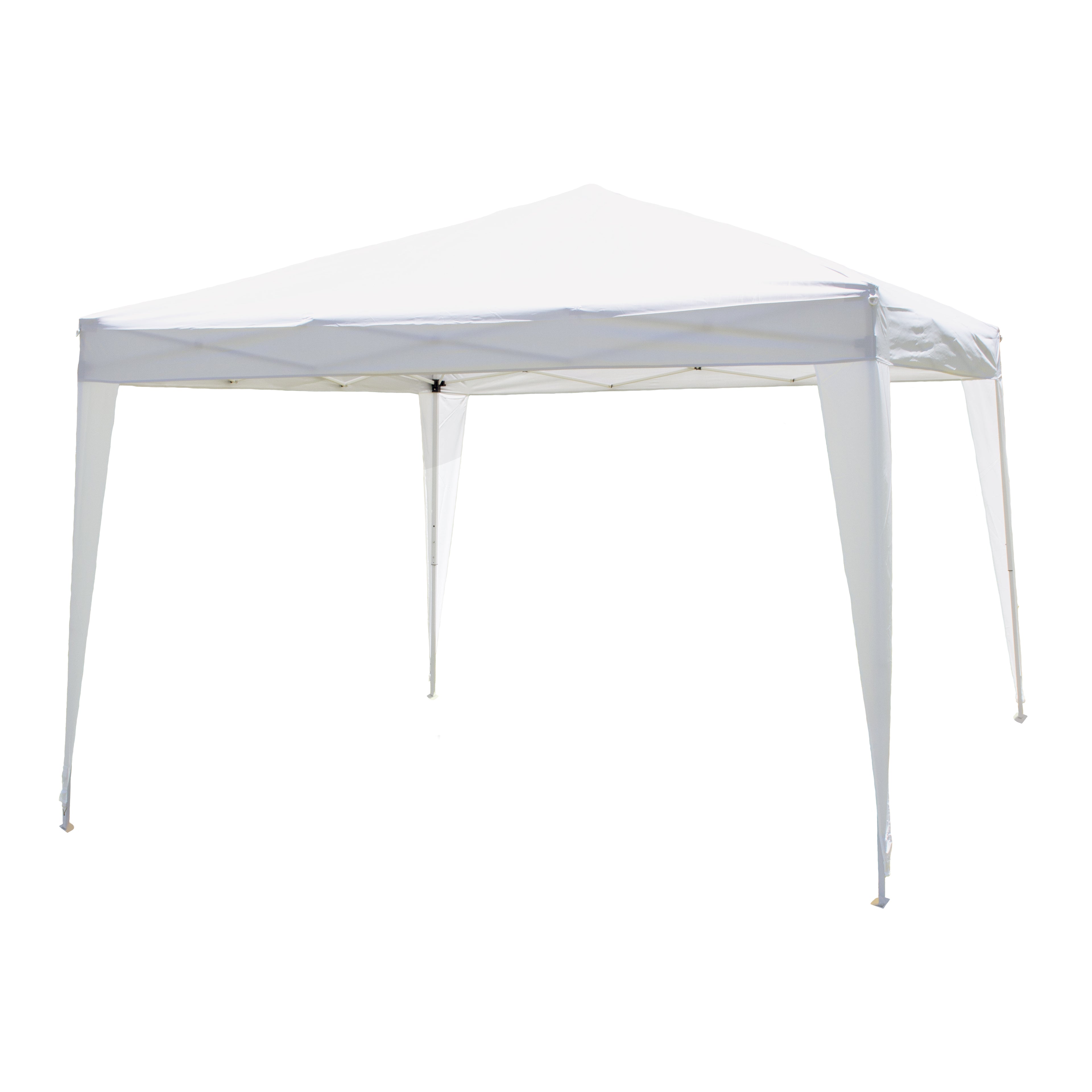 10'x10' EZ Pop Up Canopy Outdoor Dressed Leg Wedding Party Tent Folding Gazebo
