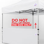 CL 10' Rail Skirt Half Wall Bar Assembly