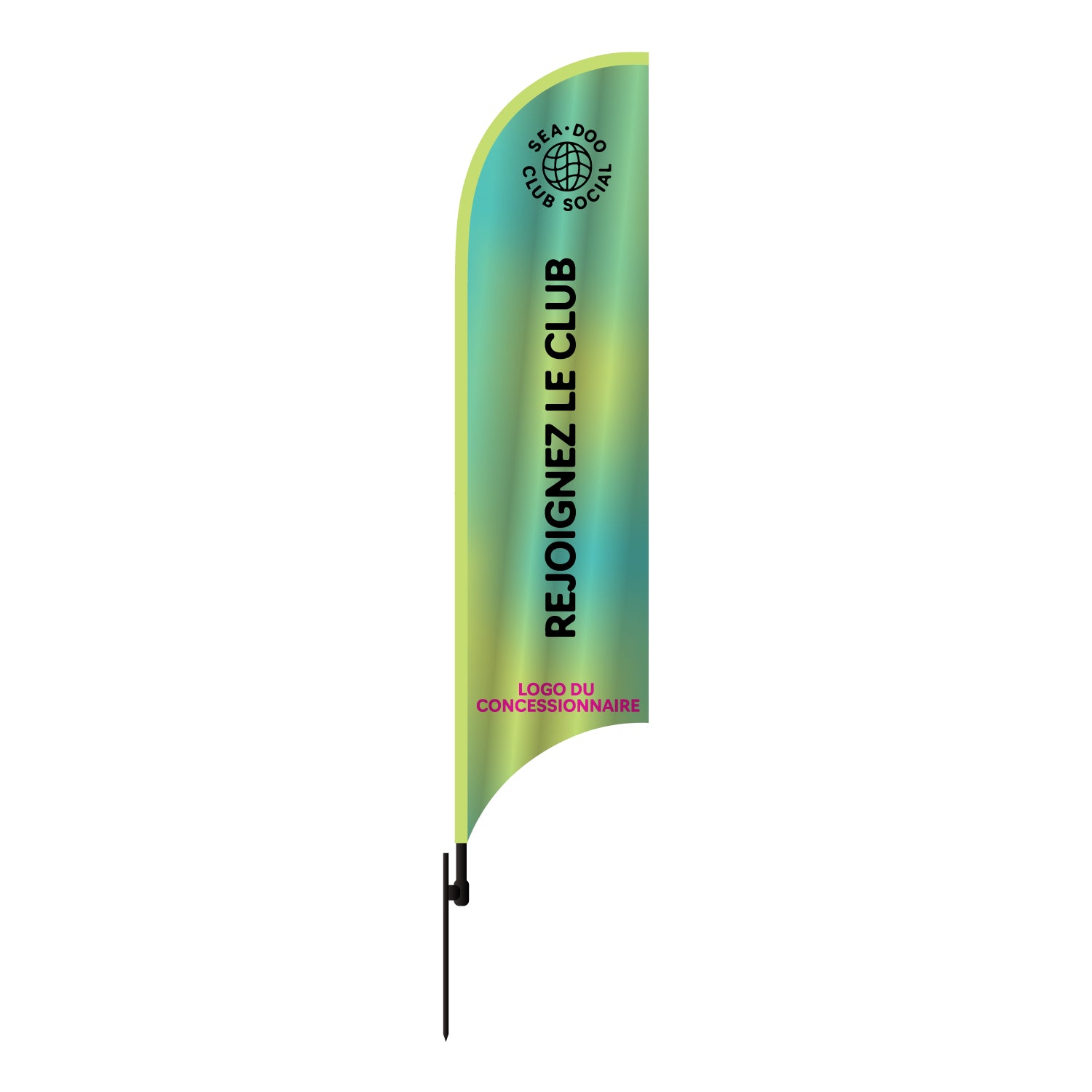 Drapeau BRP - Format Aile, Personnalisé