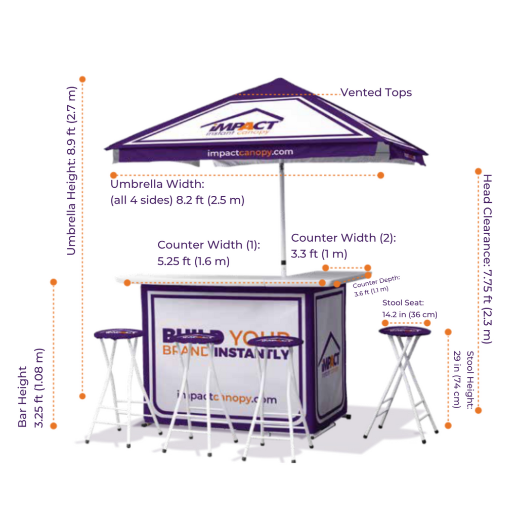 Custom Printed Portable Event Brand Bar