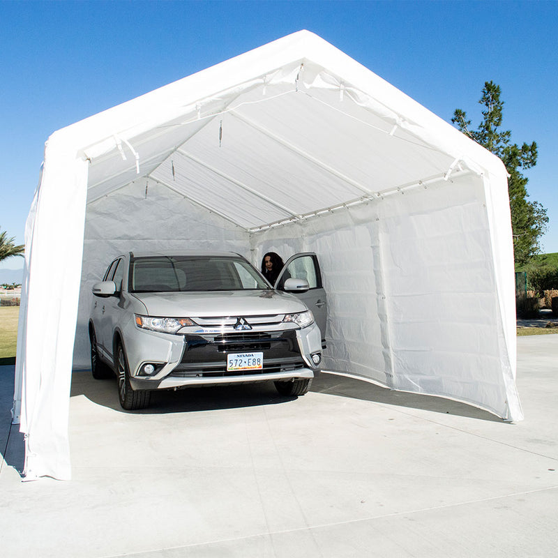 10'x20' Portable Garage Fully Enclosed All Season Carport Canopy