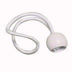 Cordons à élasticité à balle - Ensemble de 25 pc - blanc