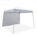 10x10 Slant Leg Pop Up Canopy Tent with One Sun Wall