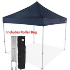10x10 Industrial Aluminum Pop up Canopy Tent with Roller Bag - ML