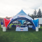 Custom Printed Expo Dome Aluminum Frame Canopy