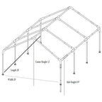 Événement Cauve - 20'X20'X12 '(8 jambes) abri portable