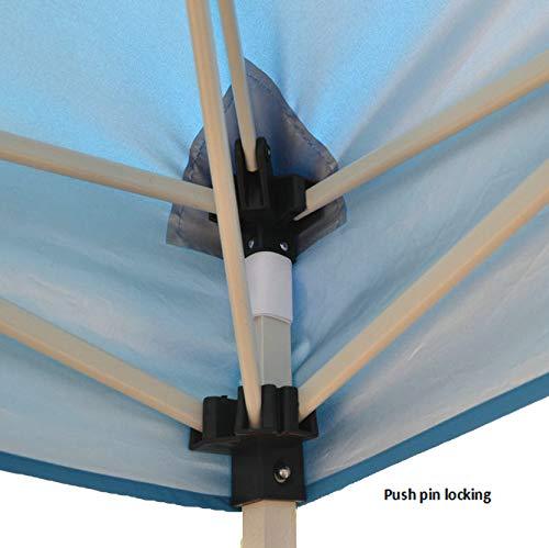 Tente à canopée pop-up 10x10 à la jambe avec un mur de soleil