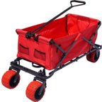 Terrain tout-terrain pliant Chariot de plage pliable - Taille standard