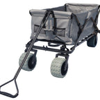 Terrain tout-terrain pliant Chariot de plage pliable - Taille standard