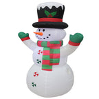 Inflatable Yard Christmas Decoration, Frosty the Snowman, 4' Tall