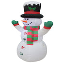 Inflatable Yard Christmas Decoration, Frosty the Snowman, 4' Tall