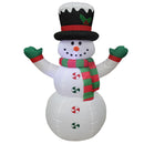 Inflatable Yard Christmas Decoration, Frosty the Snowman, 4' Tall